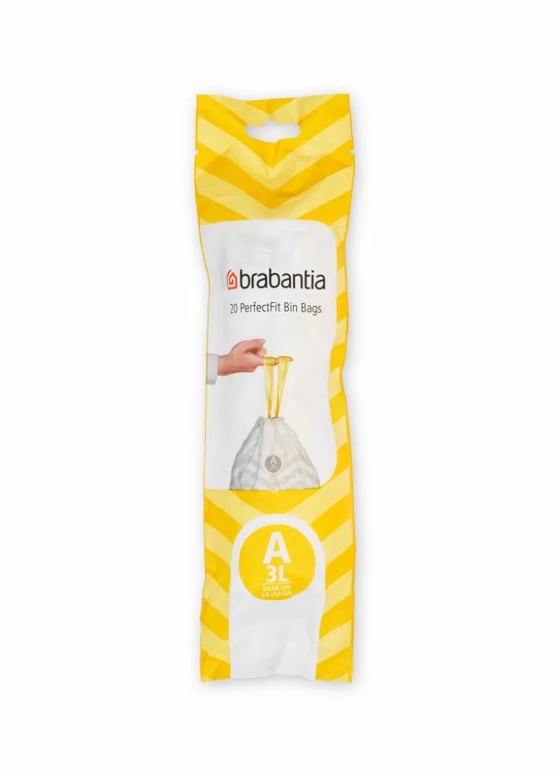brabantia Entsorgen & Recyclen|Entsorgen & Recyclen-Müllbeutel Code A 3 Liter Gelb