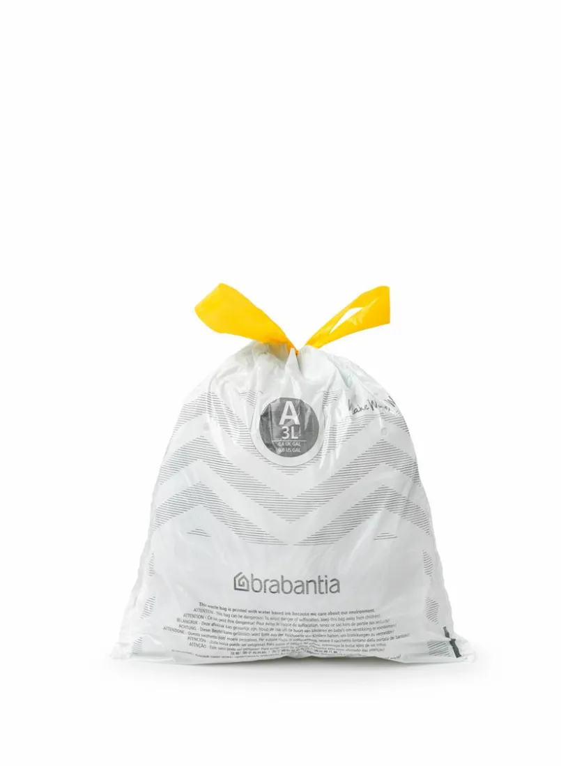 brabantia Entsorgen & Recyclen|Entsorgen & Recyclen-Müllbeutel Code A 3 Liter Gelb