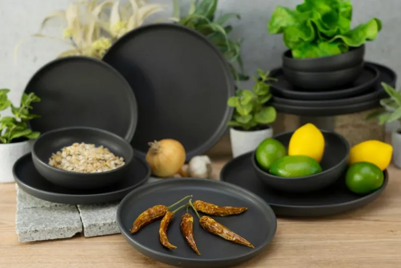 CreaTable Schalen & Schüsseln|Schalen & Schüsseln-Müslischale Uno 350 ml Schwarz