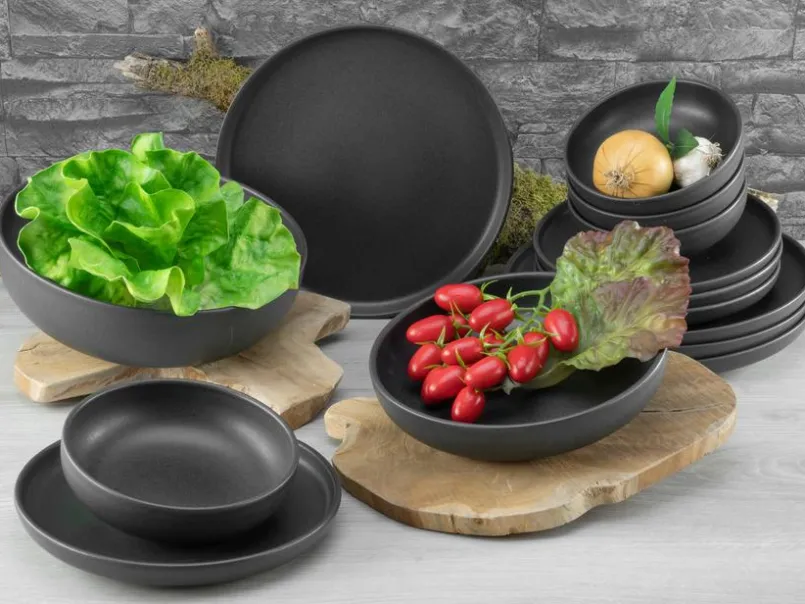 CreaTable Schalen & Schüsseln|Schalen & Schüsseln-Müslischale Uno 350 ml Schwarz