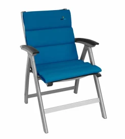 Gartenstuhl-Auflagen-Niedriglehner-Auflage Alutex 50 x 103 cm Blau