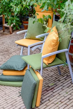 Madison Gartenstuhl-Auflagen-Niedriglehner-Auflage Canvas Eco+ 97 x 49 cm Grün