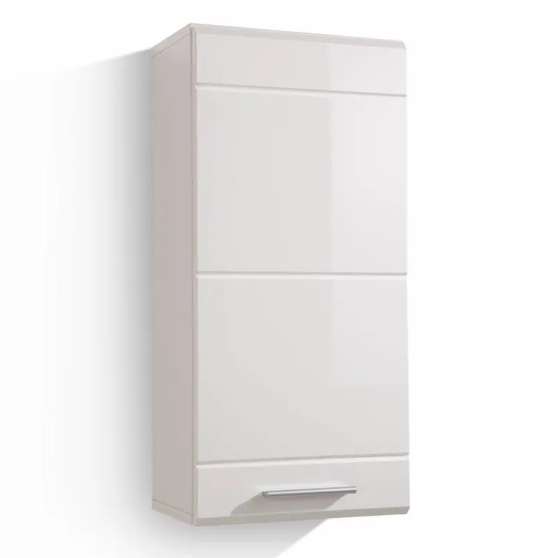 trendteam Badschränke-Oberschrank Mezzo Weiß