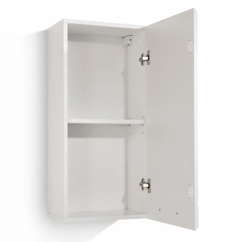 trendteam Badschränke-Oberschrank Mezzo Weiß