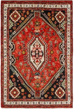 Orient-Teppiche-Orientteppich Ghazni Gashgai 170 x 240 cm Rot