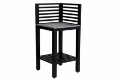 Servierwagen & Outdoormöbel|Grillzubehör|Brafab Outdoorküchen-Modul Eckmodul Bellac Schwarz