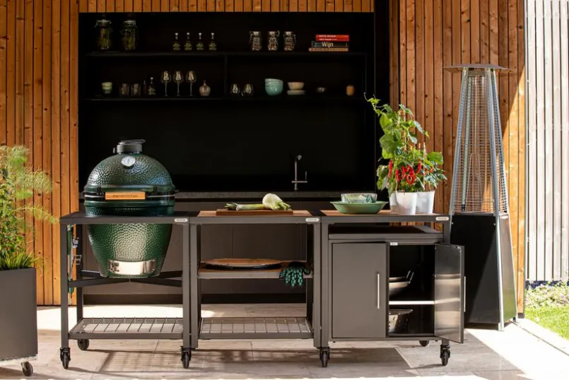 Big Green Egg Holzkohlegrills-Outdoorküchen-Modul Set Large 12tlg.
