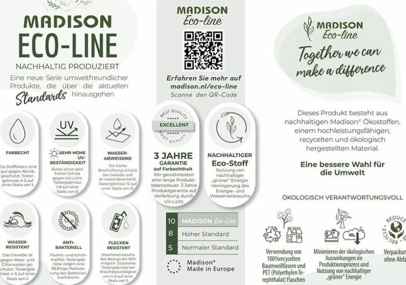 Outdoor-Kissen Canvas Eco+ 50 x 30 cm<Madison Outlet
