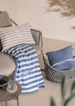 Outdoorkissen|Outdoorkissen|JOOP! Outdoor-Kissen Natural 40 x 40 cm Navy