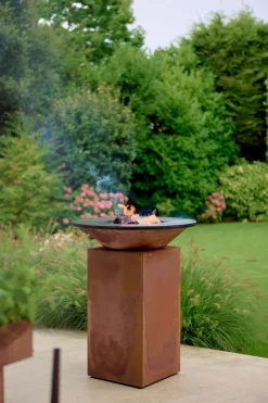 Feuerschalen|Holzkohlegrills|OFYR Outdoor-Kochstelle Classic Corten 75 Rostfarbig