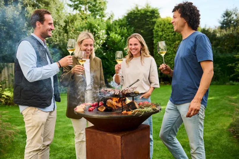 Feuerschalen|Holzkohlegrills|OFYR Outdoor-Kochstelle Classic Corten 75 Rostfarbig