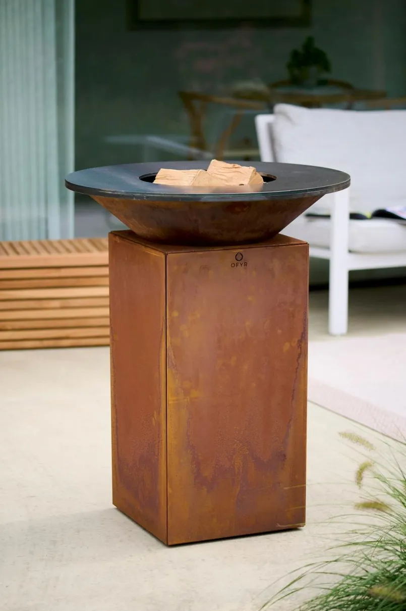 Feuerschalen|Holzkohlegrills|OFYR Outdoor-Kochstelle Classic Corten 75 Rostfarbig