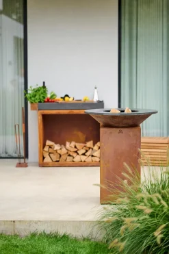 Feuerschalen|Holzkohlegrills|OFYR Outdoor-Kochstelle Classic Corten 75 Rostfarbig