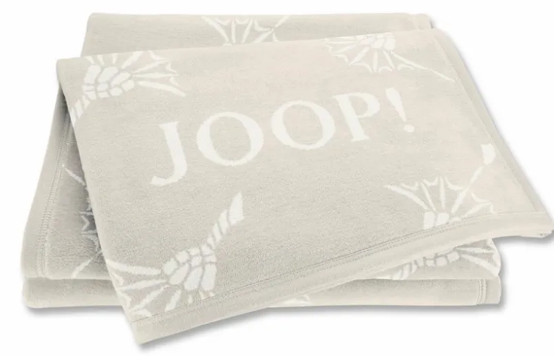 Kuscheldecken|Decken|JOOP! Outdoor-Plaid Cornflower 125 x 170 cm Sand