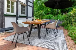 SCHÖNER WOHNEN-Kollektion Outdoorteppiche|Outdoorteppiche-Outdoorteppich Parkland 90 x 160 cm Anthrazit