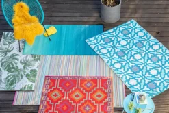 Outdoorteppich World 90 x 150 cm<FabHab Hot