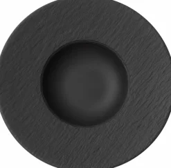 Geschirr|Villeroy & Boch Pastateller Manufacture Rock Schwarz