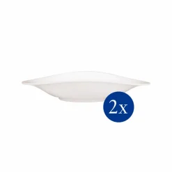 Villeroy & Boch Geschirr-Pastateller Vapiano 2tlg. Weiß