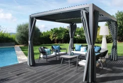 Pavillons|MWH Pavillon Kiosko 300 x 360 cm Matt Grau / Graphitgrau