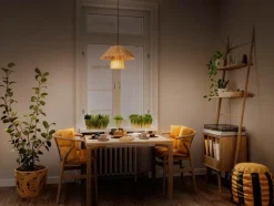 Pendelleuchten|LEDVANCE Pendelleuchte Bamboo Paper Braun
