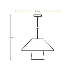 Pendelleuchten|LEDVANCE Pendelleuchte Bamboo Paper Braun