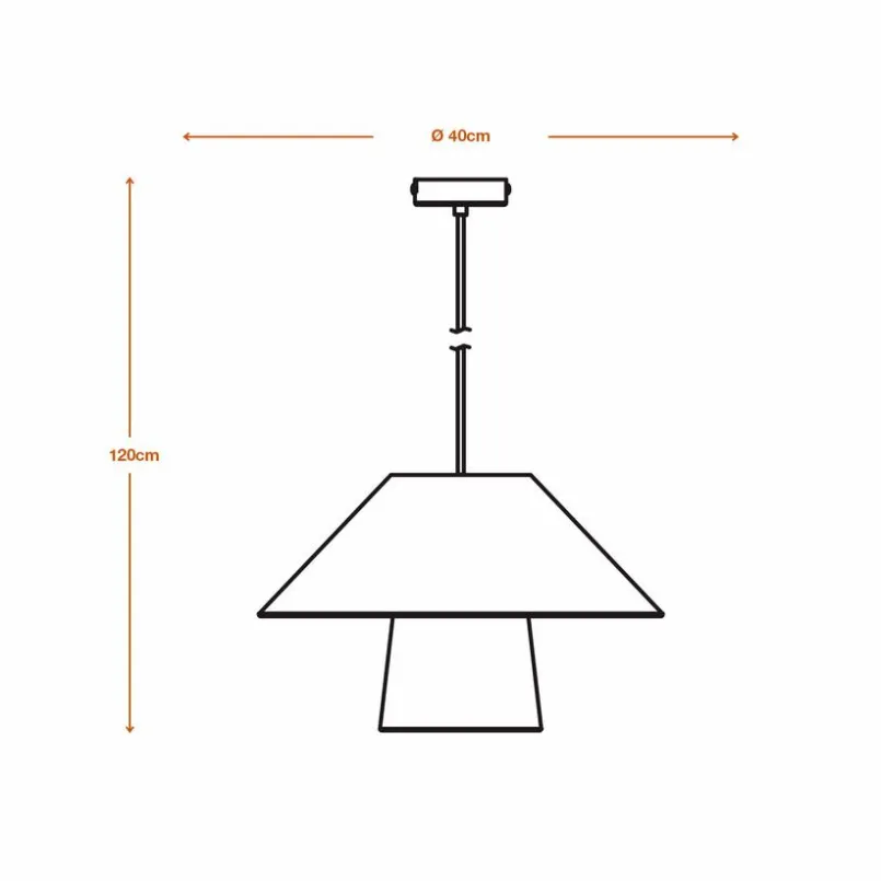 Pendelleuchten|LEDVANCE Pendelleuchte Bamboo Paper Braun