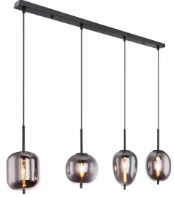 Globo Pendelleuchten-Pendelleuchte Blacky Schwarz