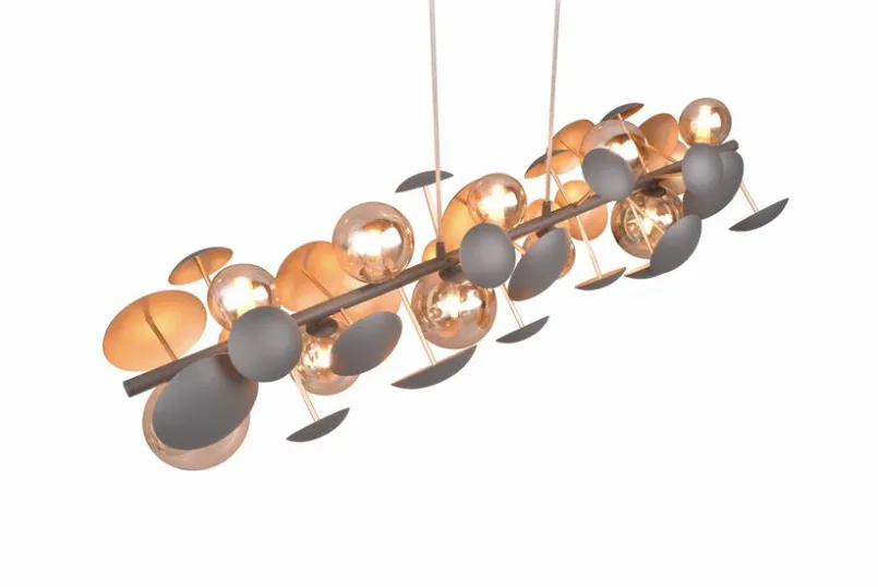 Trio Select Pendelleuchten-Pendelleuchte Bubble Amber