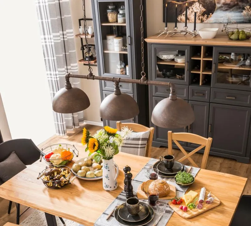 DesignLive Pendelleuchten-Pendelleuchte CAMPINO Braun