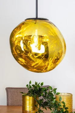 Eco-Light Pendelleuchten-Pendelleuchte Canopus Goldgelb