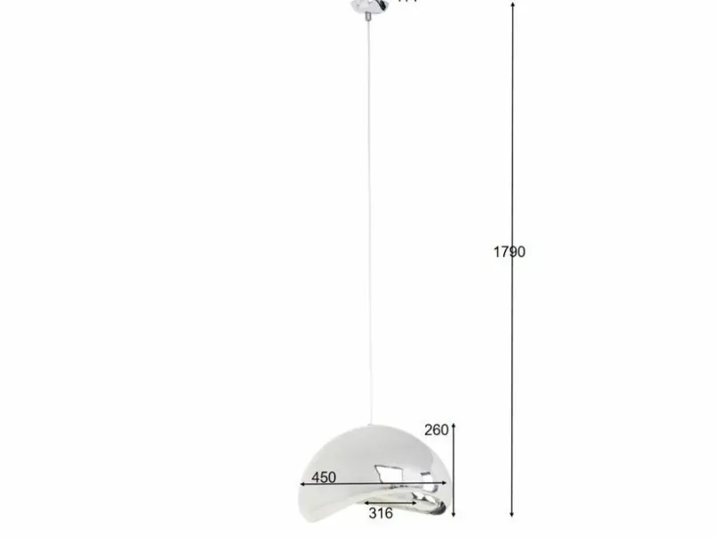 Pendelleuchten|KARE X KARIM RASHID Pendelleuchte Cloud Beam Silber