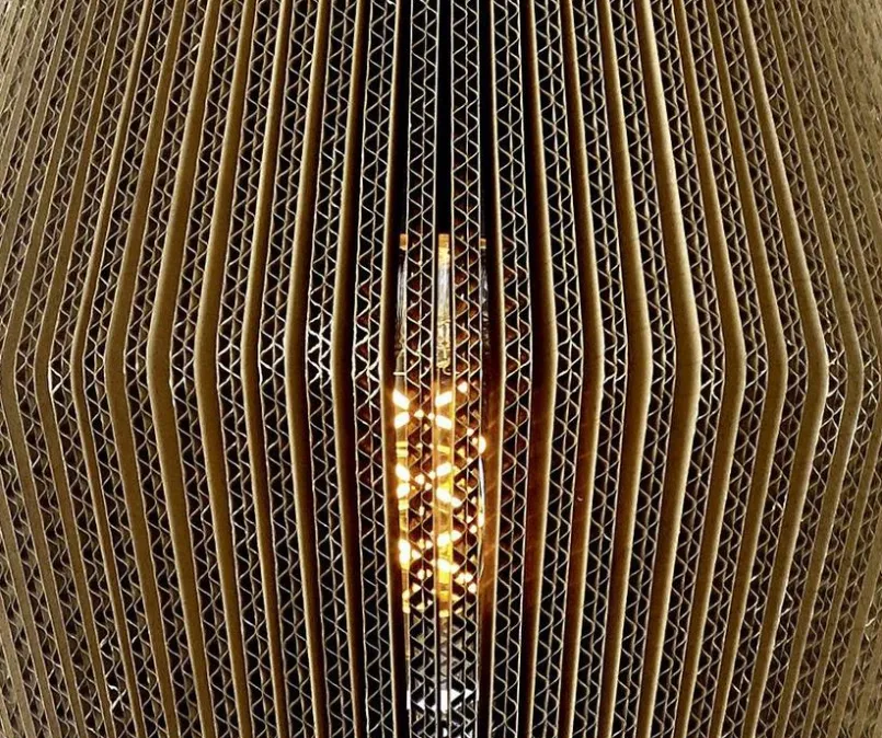 Hell Pendelleuchten-Pendelleuchte Layer Braun