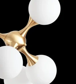 IDEAL LUX Pendelleuchten-Pendelleuchte Nodi Messing