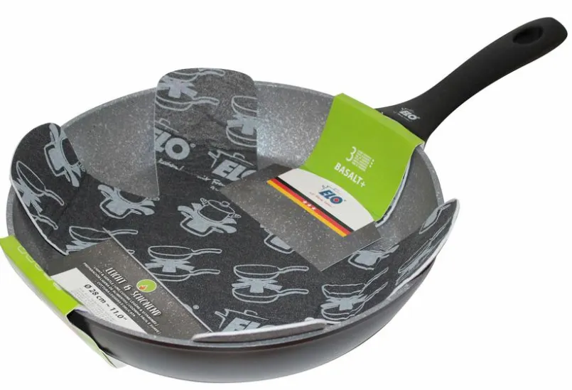 Pfannen|ELO Pfanne Basalt+ Ø 24 cm Schwarz
