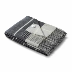 Kuscheldecken|Decken|Fürstenhof Plaid 130 x 190 cm Anthrazit