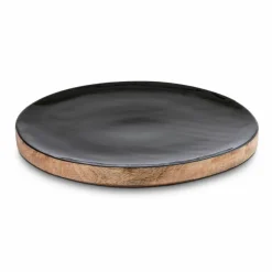 Platten|Servierplatten| Platte Ø 30 cm Schwarz