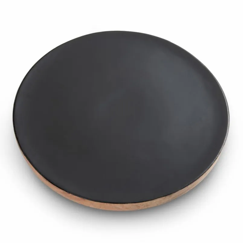 Platten|Servierplatten| Platte Ø 30 cm Schwarz