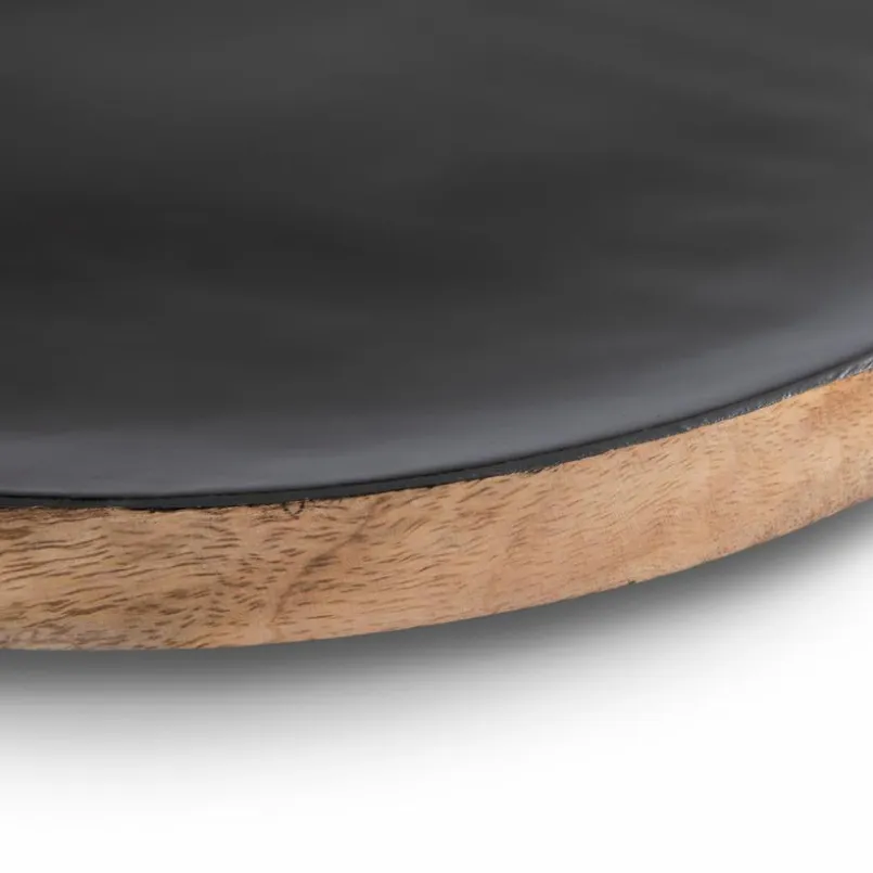 Platten|Servierplatten| Platte Ø 30 cm Schwarz
