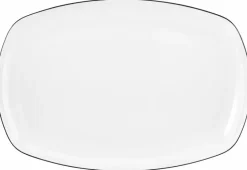 Platten|Servierplatten|Seltmann Platte Lido 35 x 23,7 cm Schwarz