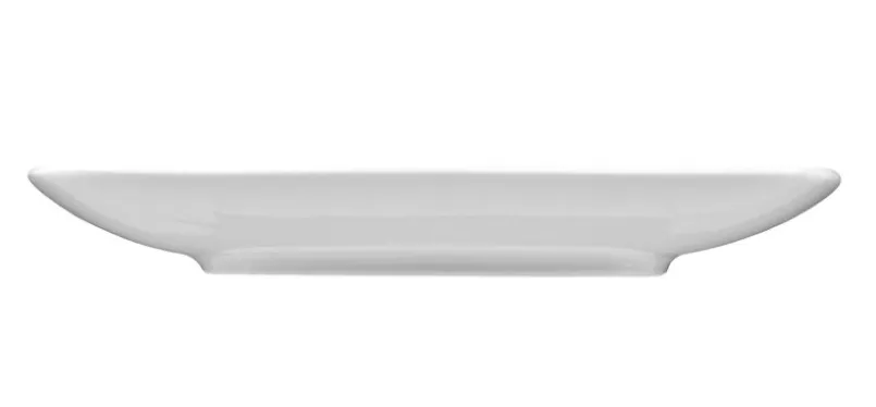Seltmann Platten|Servierplatten-Platte Rondo 20,5 x 12,5 cm Weiß