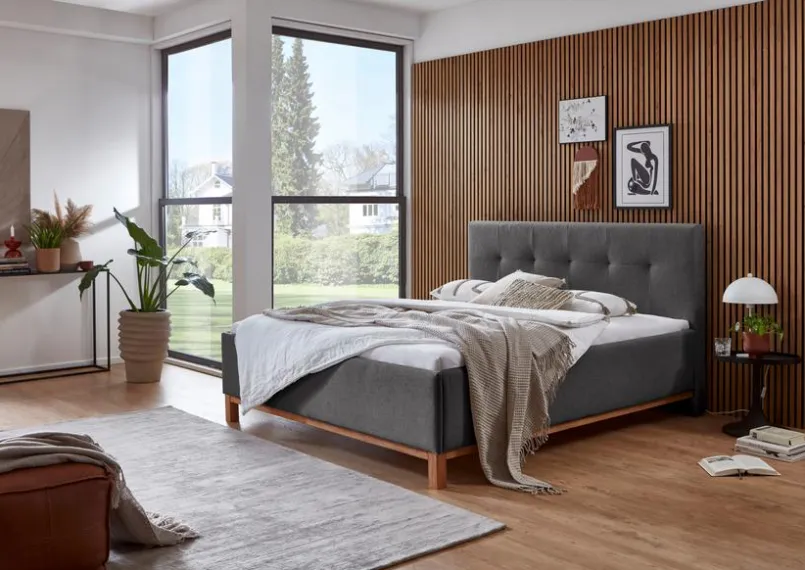meise.möbel Jugendbetten|Jugendbetten-Polsterbett Catania II 180 x 200 cm Anthracite
