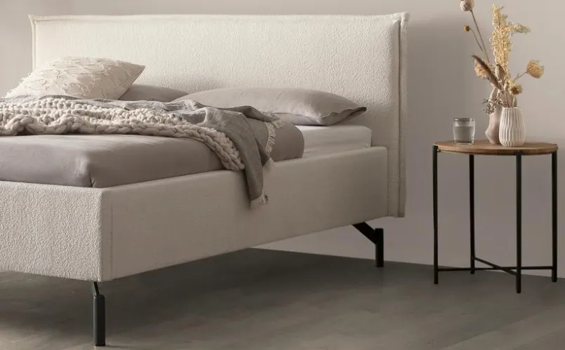 HASENA Betten-Polsterbett Marla 160 x 200 cm Ivory