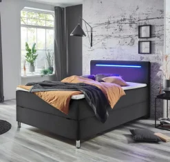 Jugendbetten|Jugendbetten|meise.möbel Polsterbett Candela 120 x 200 cm Anthrazit