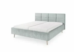 set one by Musterring Betten-Polsterbett Cary 180 x 200 cm Hellblau
