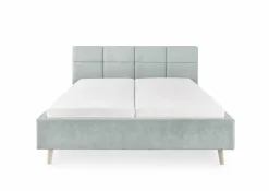 set one by Musterring Betten-Polsterbett Cary 180 x 200 cm Hellblau