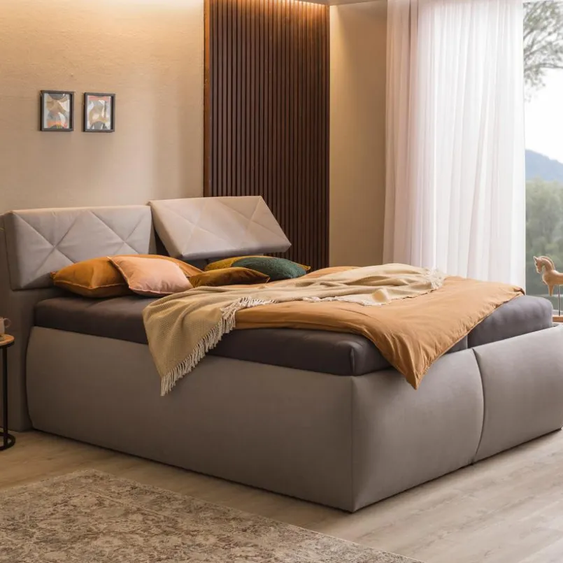 Betten|Winkle Polsterbett Dreambed 180 x 200 cm Grau