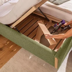 Segmüller Werkstätten Betten-Polsterbett Elma-LS Hellgrün