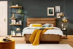 Betten|Segmüller Werkstätten Polsterbett Lila Bronze