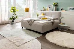 Ergodream Betten-Polsterbett Lund 200 x 200 cm Beige