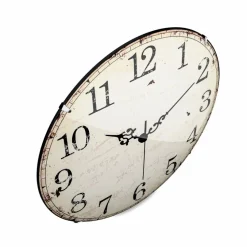 Wanduhren|Mebus Quarzwanduhr 19625 Ø 35 cm Weiß